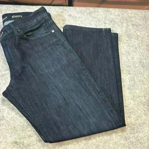 7 for all Mankind, the Slimmy. Size 32. Dark Wash. - Picture 1 of 12